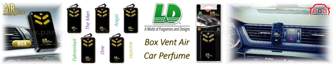 Box Vent Air Car Perfume - luxusní vůně do auta - parfém